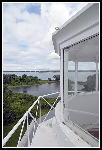view from the Great Captain light tower