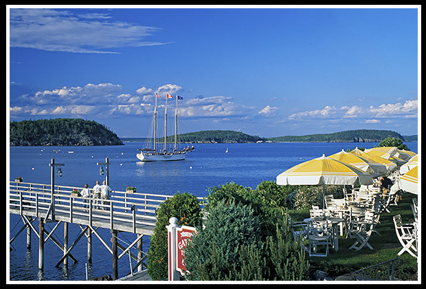 Bar Harbor in late afternoon