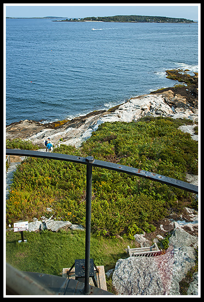 view from Burnt Island light tower