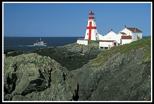 Head Harbor (East Quoddy Head) lighthouse in Canada