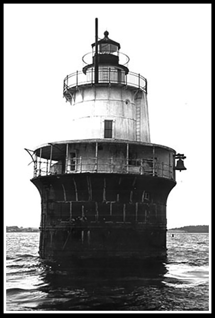 early image of Lubec Channel light