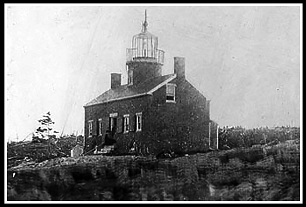 early image of Narragaugus lighthouse