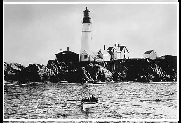 early Portland Head lighthouse 1891