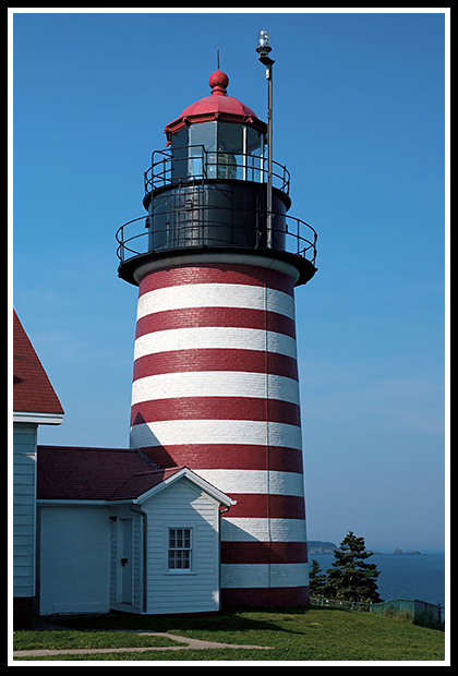 West Quoddy Head lighthouse tower