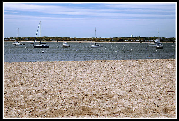 one of many beaches around Bourne, Massachusetts
