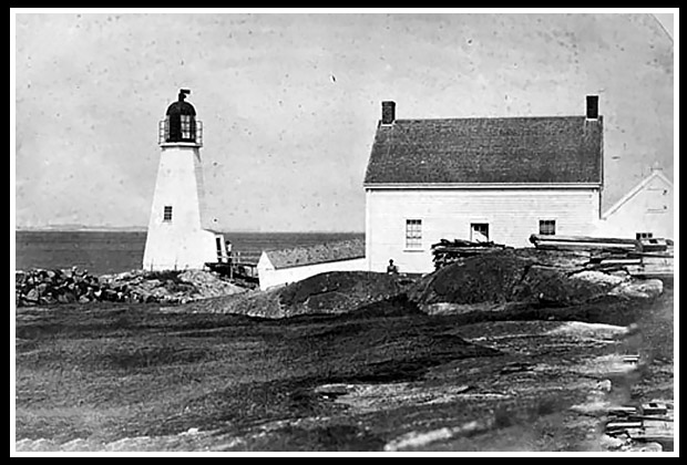 early image Annisquam lighthouse