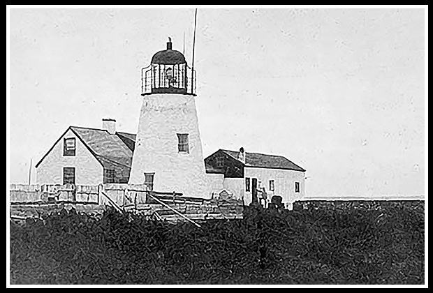 early image of original bird island light