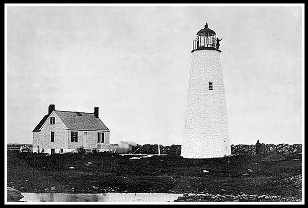 early image Clark's Point light