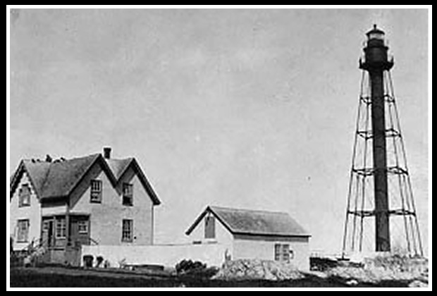 early Marblehead light 1896 construction