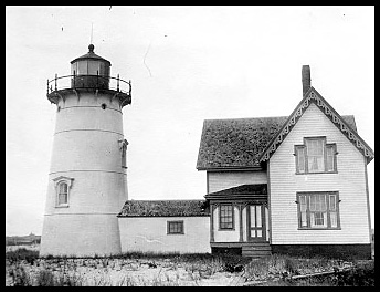 early stage harbor light with lantern