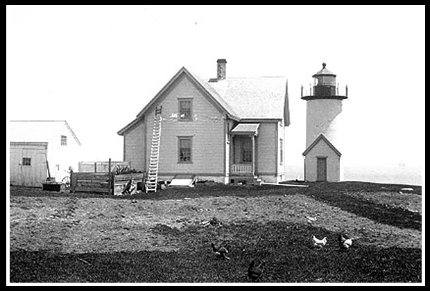 reconstructed Tarpaulin Cove light 1891