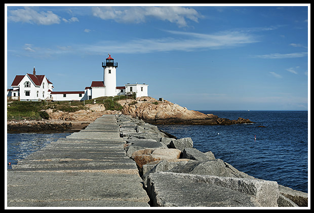 Eastern Point lighthouse in Gloucester